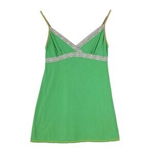 Womens Top‎ Small Vintage Y2K Babydoll Cami Fairy Coquette Lace Dainty Summer